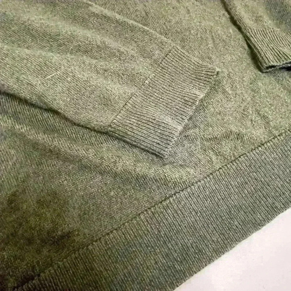 APT.9 Standard Fit Knit Wool Acrylic Crew Neck  Sweater In Green size XL - Picture 4 of 7